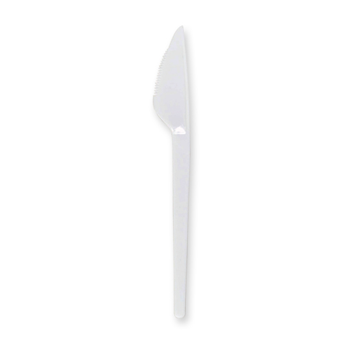 סכין לבן ארוז 100 סכינים בחבילה 